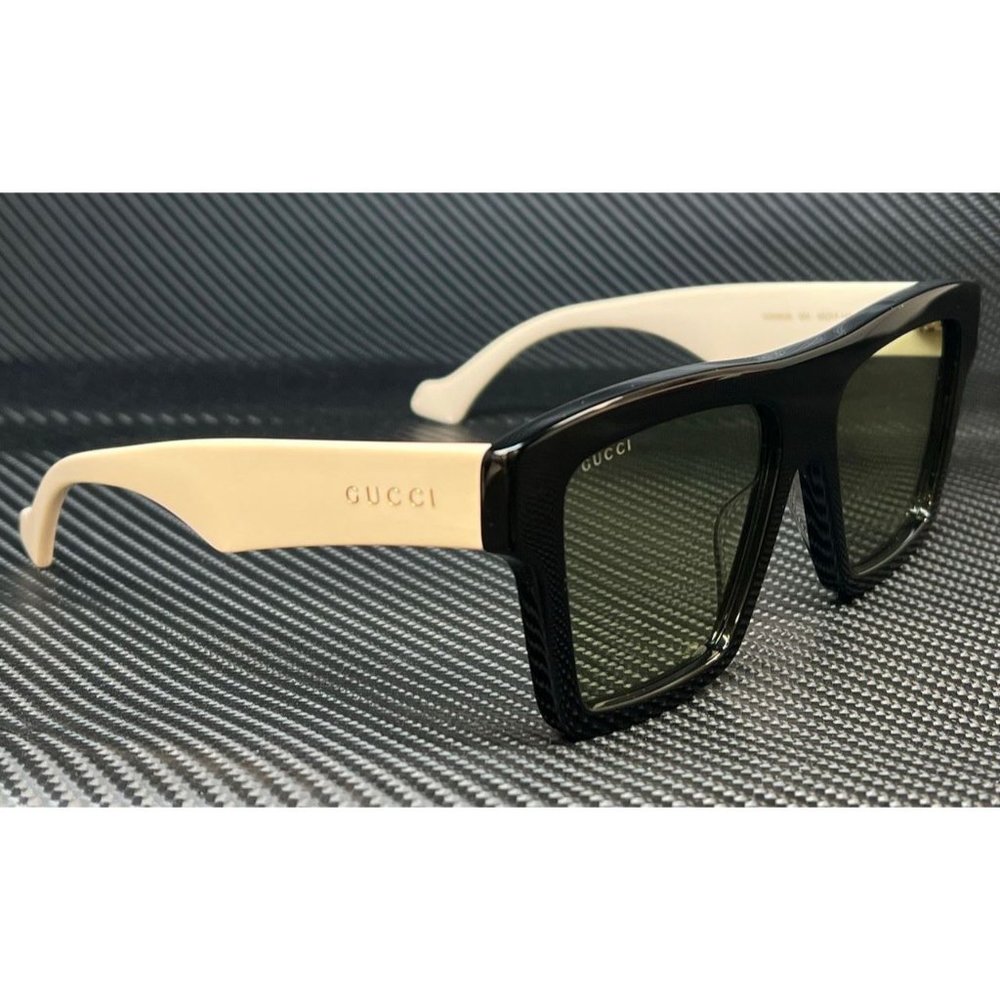 Gucci Black Green 55mm Sunglasses - Picture 3 of 5